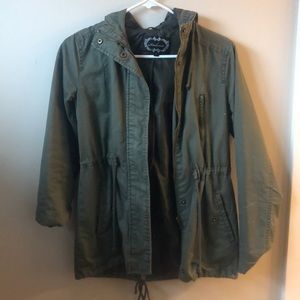 Pea green jacket